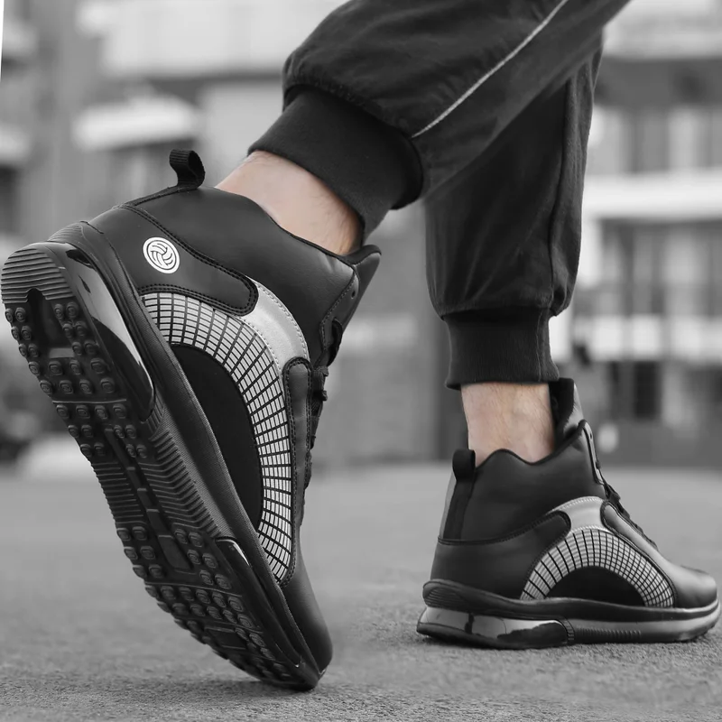 Bacca Bucci Black Superstar 2.0 High-Top Sneakers for Men | Best Price UAE